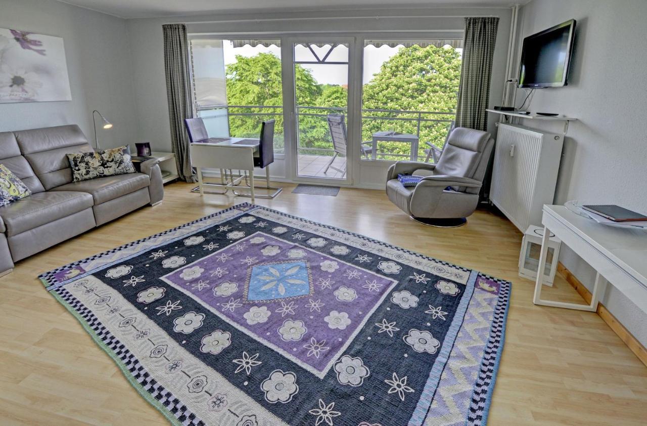 Fewo1846 - Bellevue - Sonnige 2-Zimmer-Wohnung Mit Balkon Und Hafenblick 플렌스부르크 외부 사진
